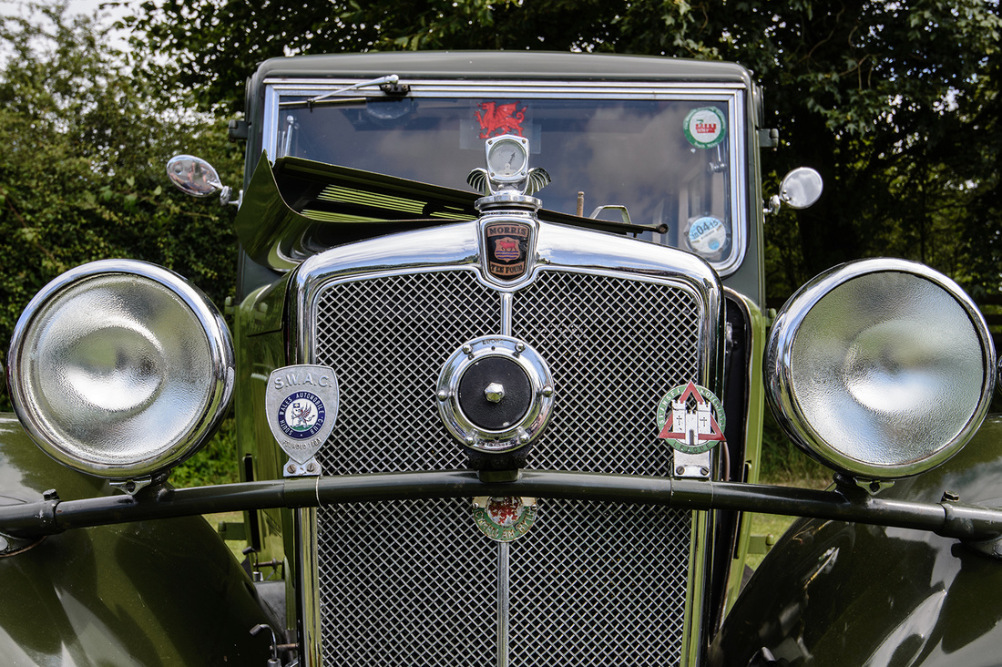 Vintage Car at the Brecon Classic Car Club Show